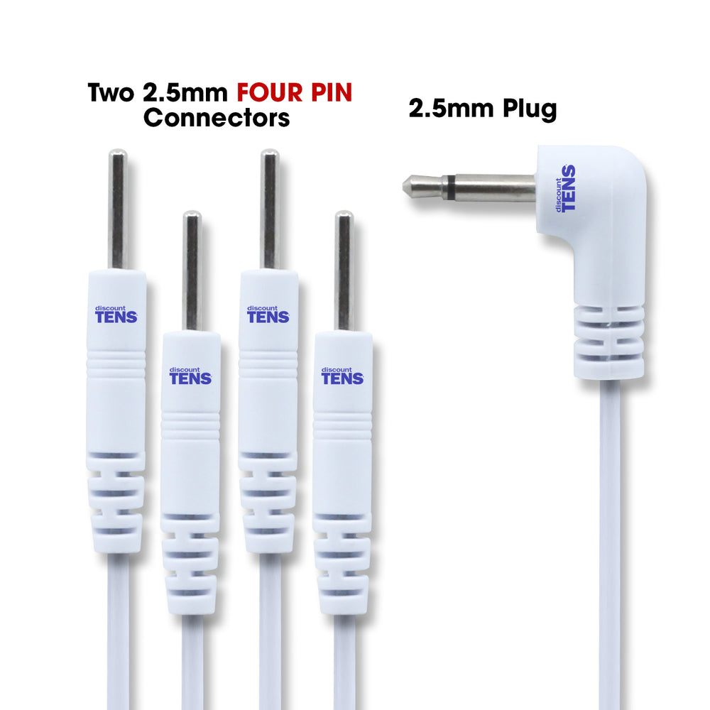 
                  
                    Port Doubler - TENS Electrode Lead Wire - Four 2mm Pin Connectors
                  
                